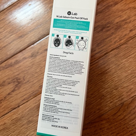 W. Lab Sebum Out Peel Off Pack - Picture 3 of 5